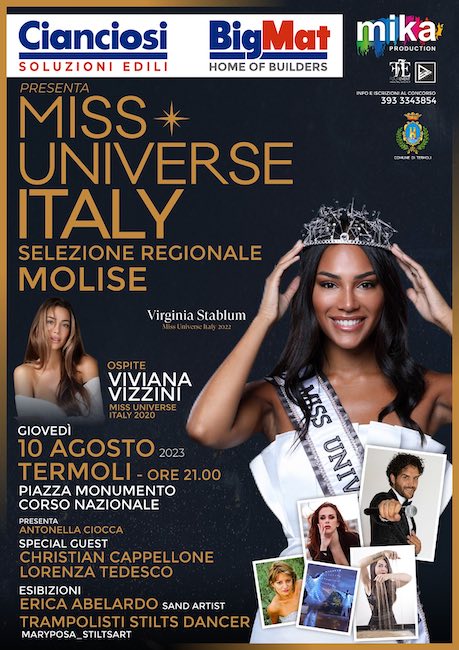 miss Universe selezione regionale _ locandina